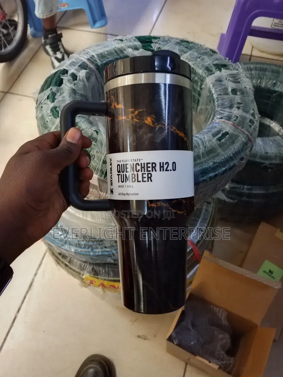 Black Beautiful Stanley Cups Big Size