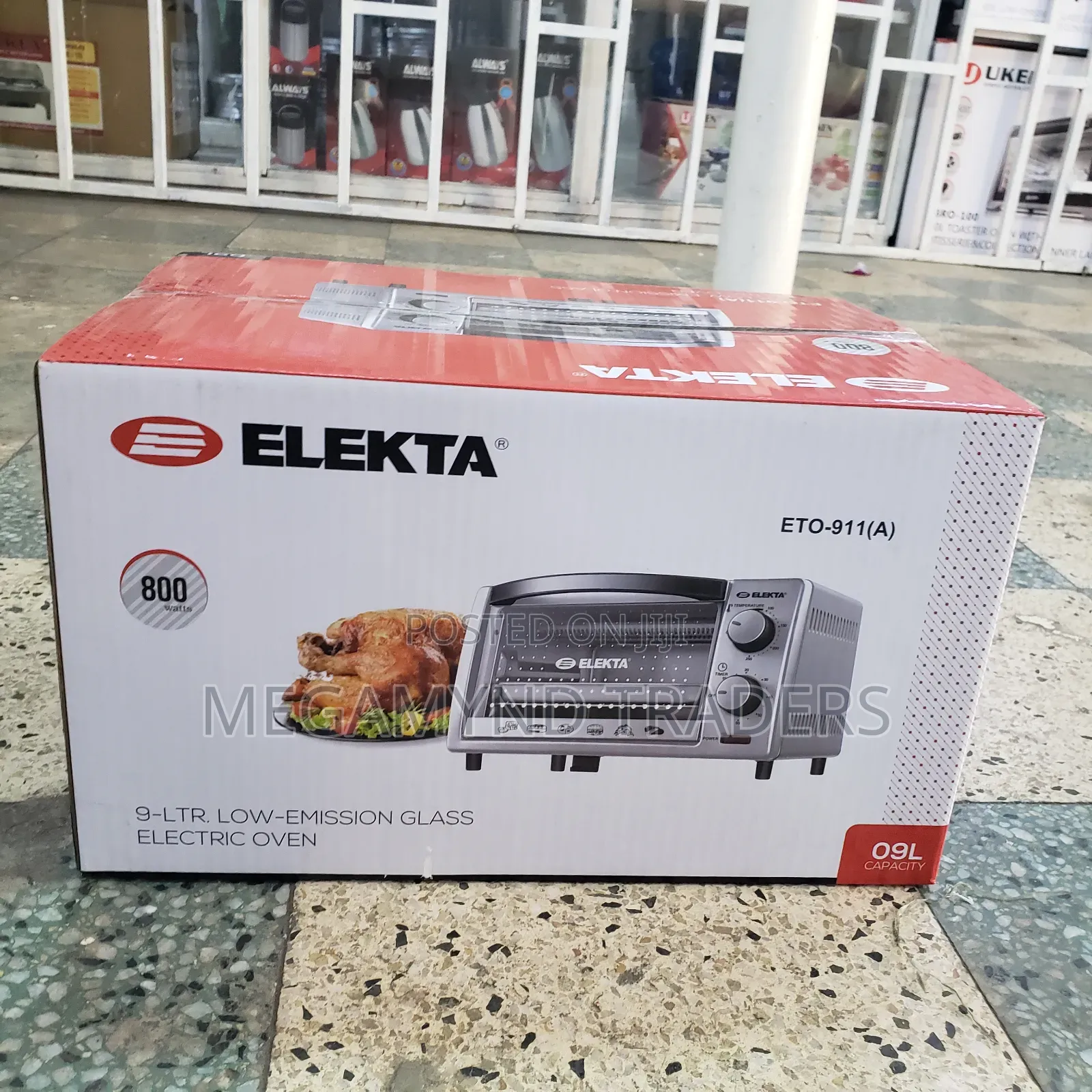 Electric Oven 9 Ltr / Elekta Low - Emissions Glass Oven 9ltr