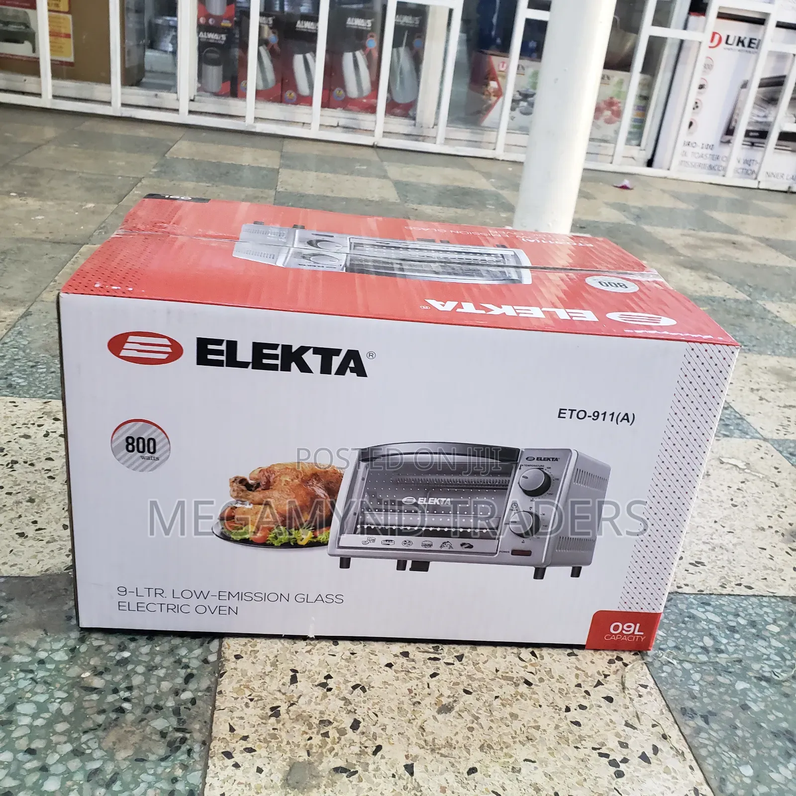 Electric Oven 9 Ltr / Elekta Low - Emissions Glass Oven 9ltr