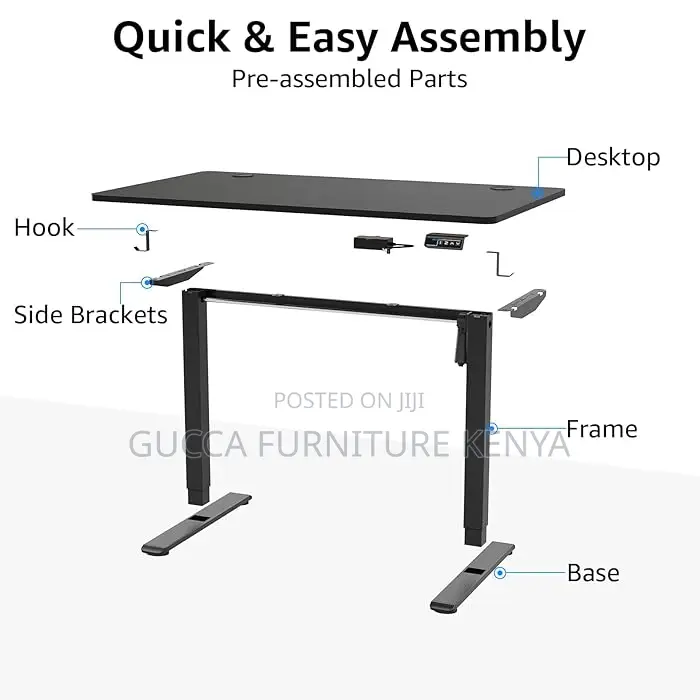 140cm Ergonomic Electric Home Office Standing Desk