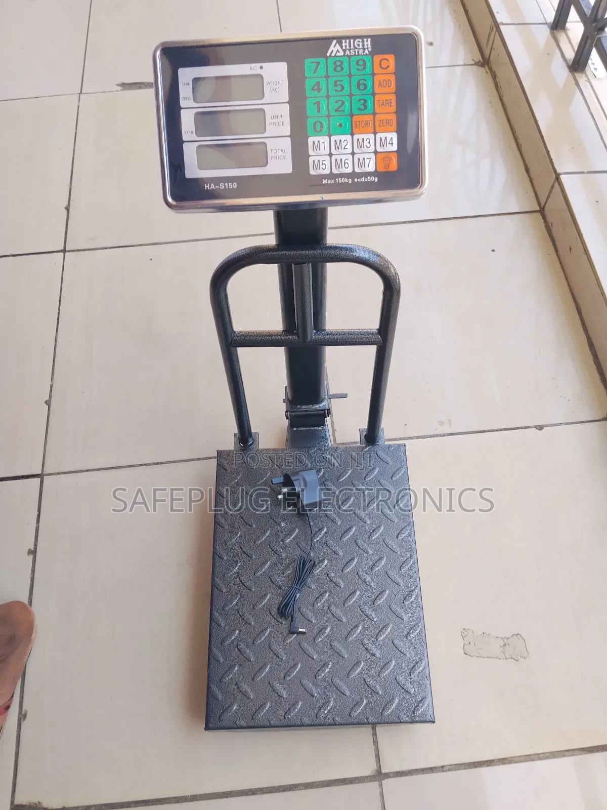 150kg Digital Weighing Scale - High Precision (±10g),
