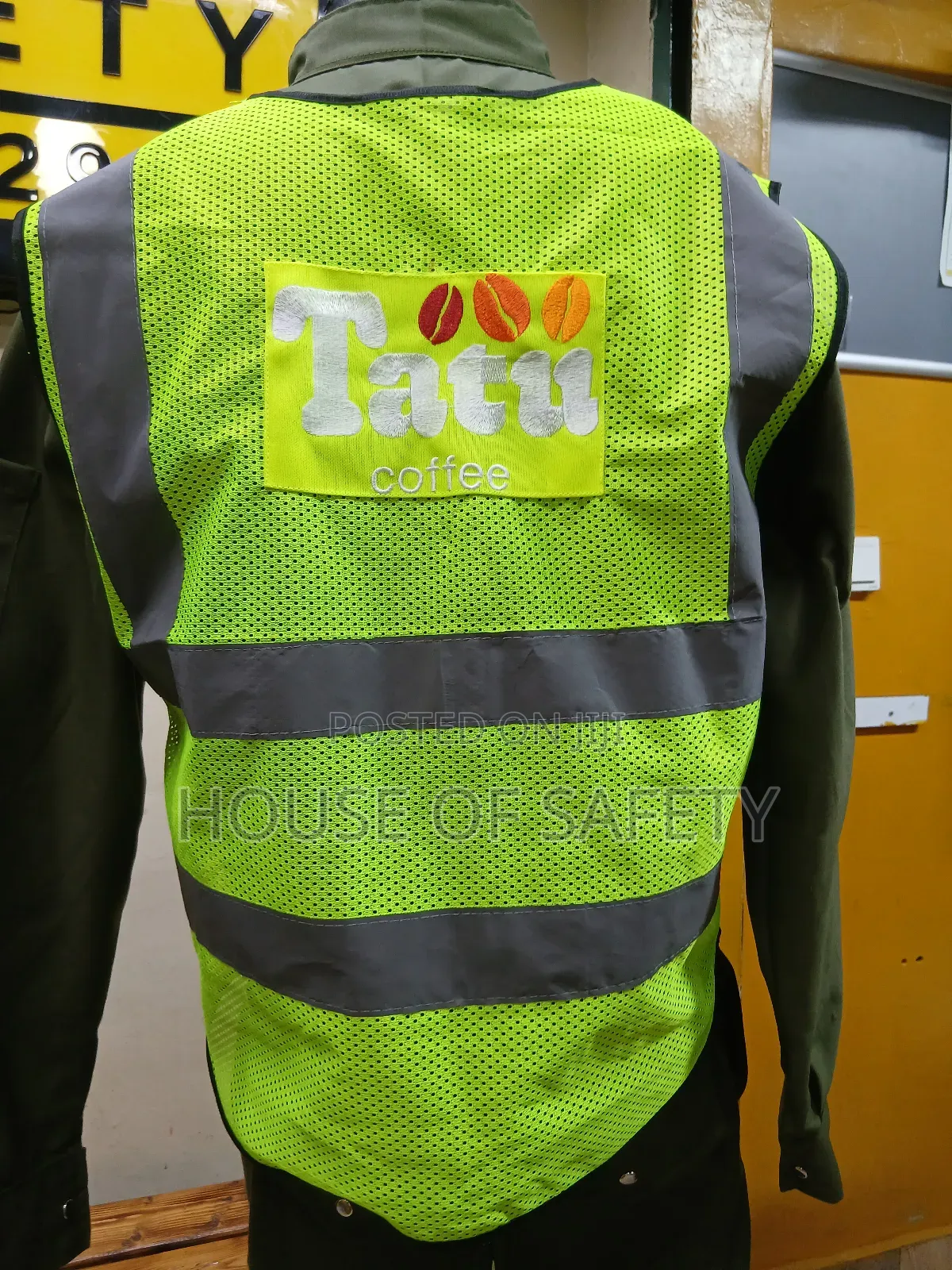 Meshed Lumi Green Pockets Vests