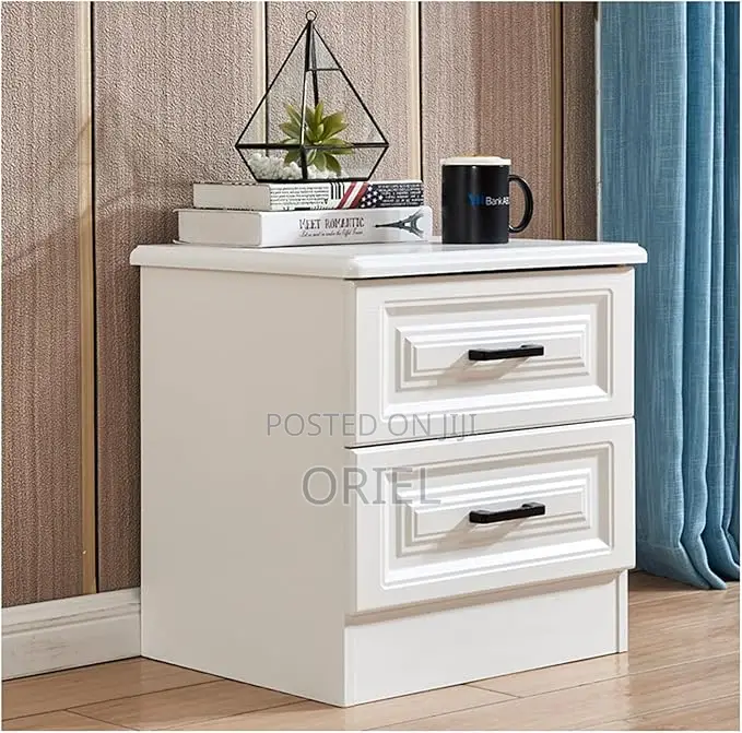 Home Cabinet : Modern Home Bedside 2-drawer Storage Cabinet