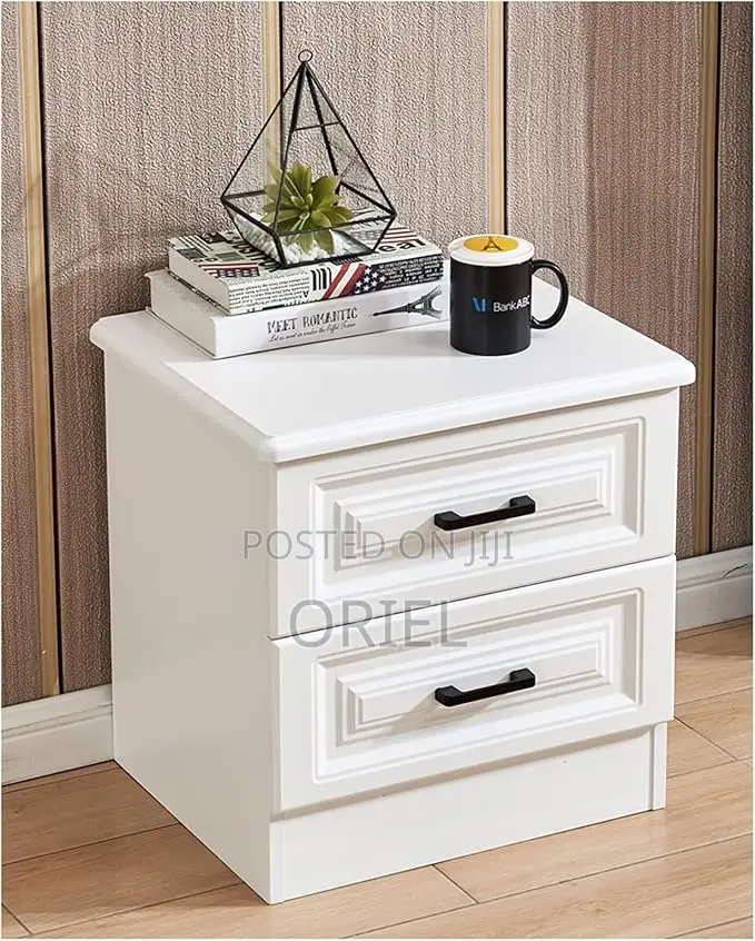 Home Cabinet : Modern Home Bedside 2-drawer Storage Cabinet
