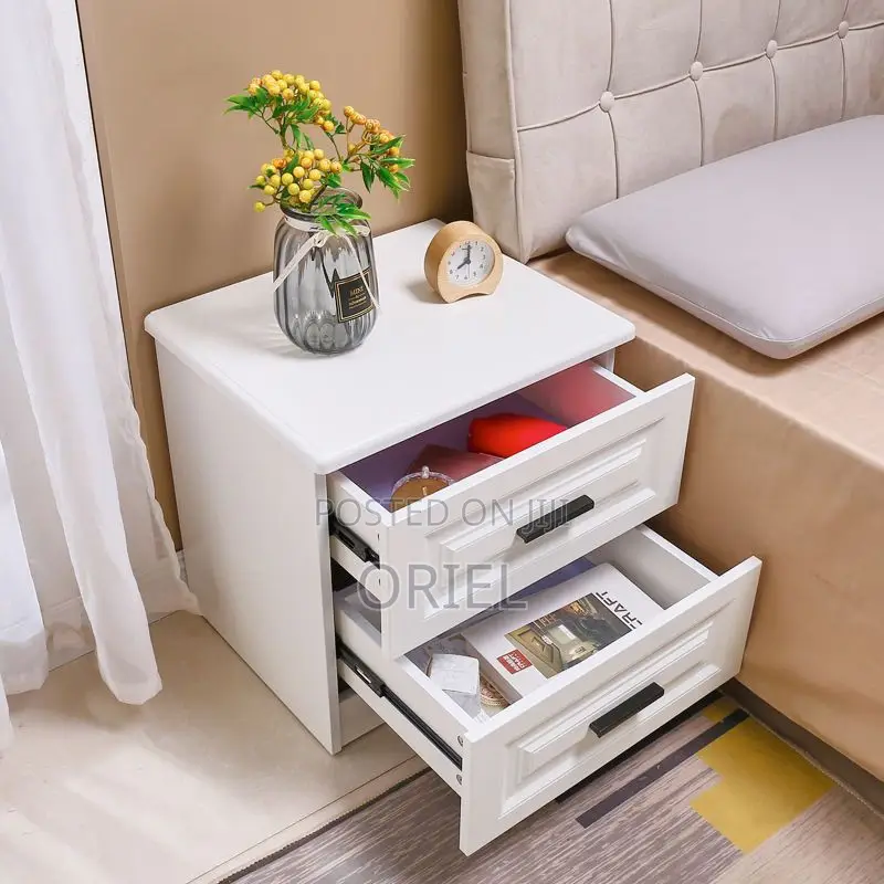 Home Cabinet : Modern Home Bedside 2-drawer Storage Cabinet