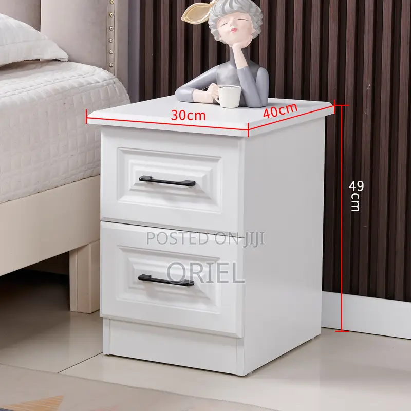 Home Cabinet : Modern Home Bedside 2-drawer Storage Cabinet