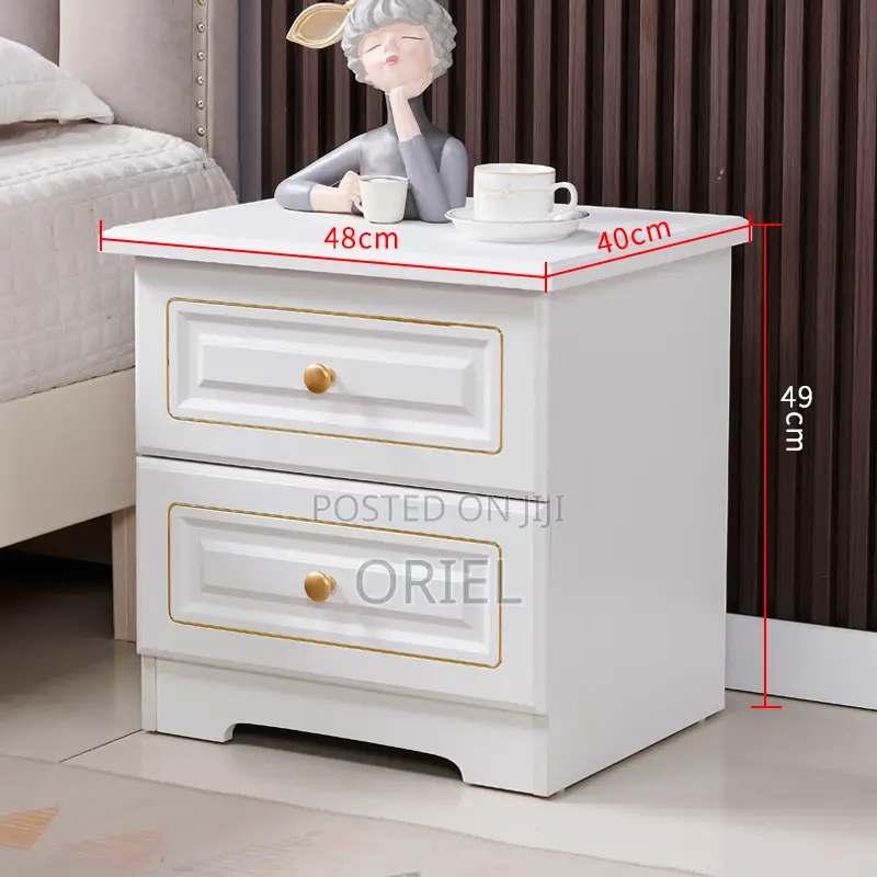Home Cabinet : Modern Home Bedside 2-drawer Storage Cabinet
