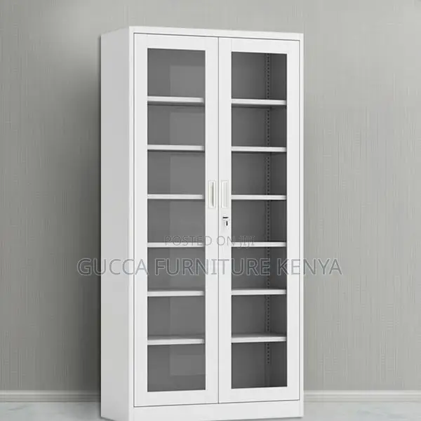 2-door Glass Front Office Filling Cabinet