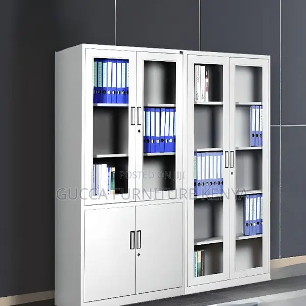 2-door Glass Front Office Filling Cabinet
