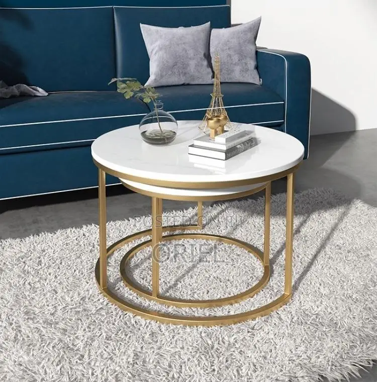 Coffee Table ; Modern Round Set Nesting Coffee Table