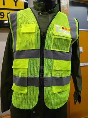 Patched Branding on Mesh Vest Jackets