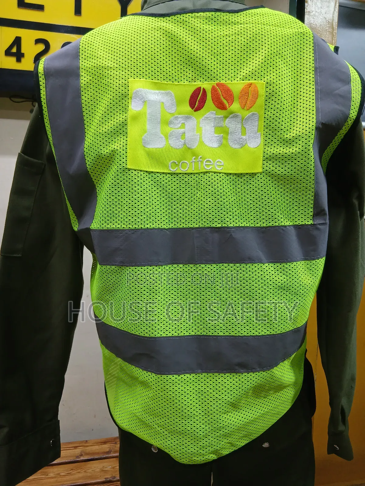 Patched Branding on Mesh Vest Jackets