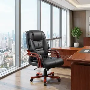 Manager's Executive Leather Upholstered Desk Chair