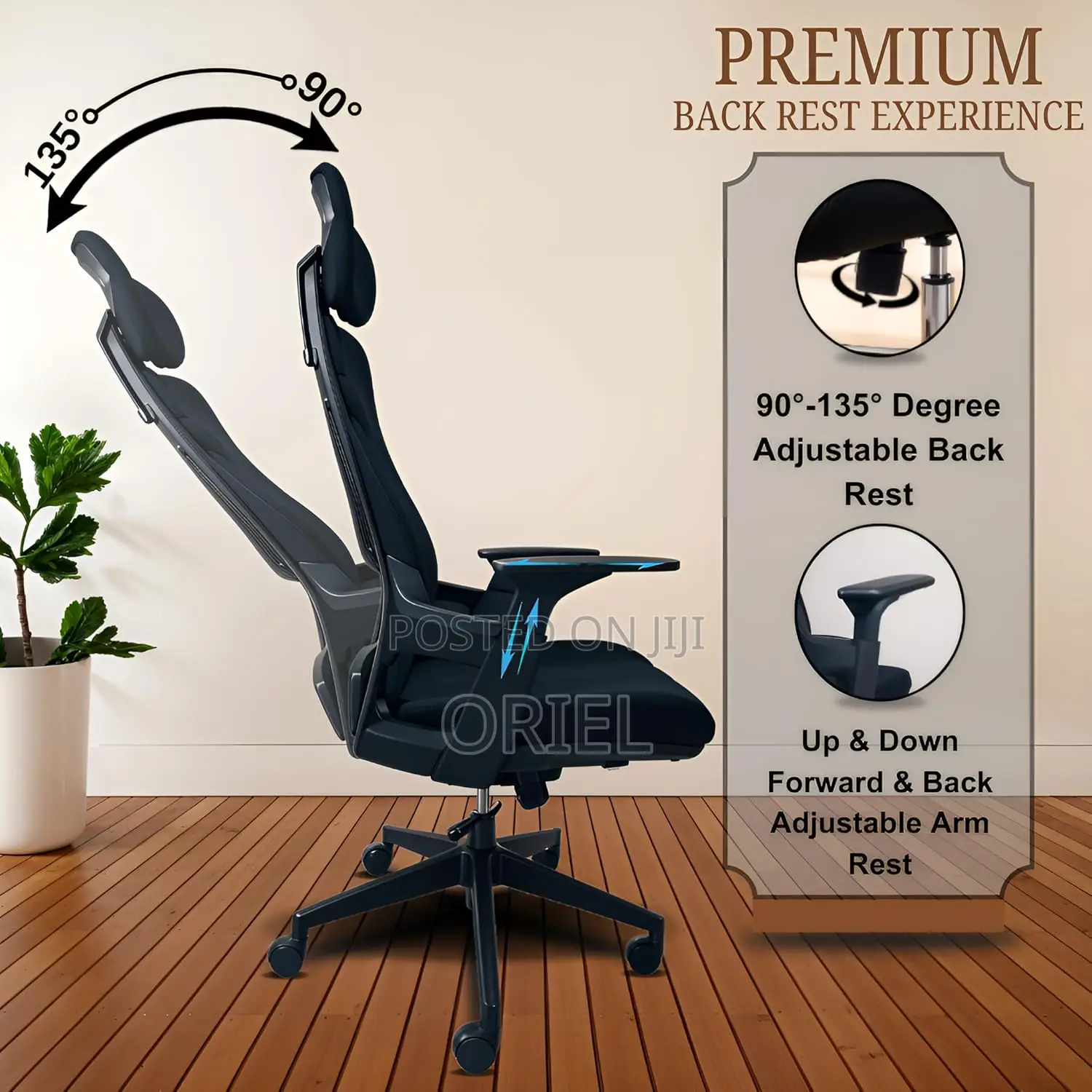 Office Chair : Executive Orthopedic Office Seat