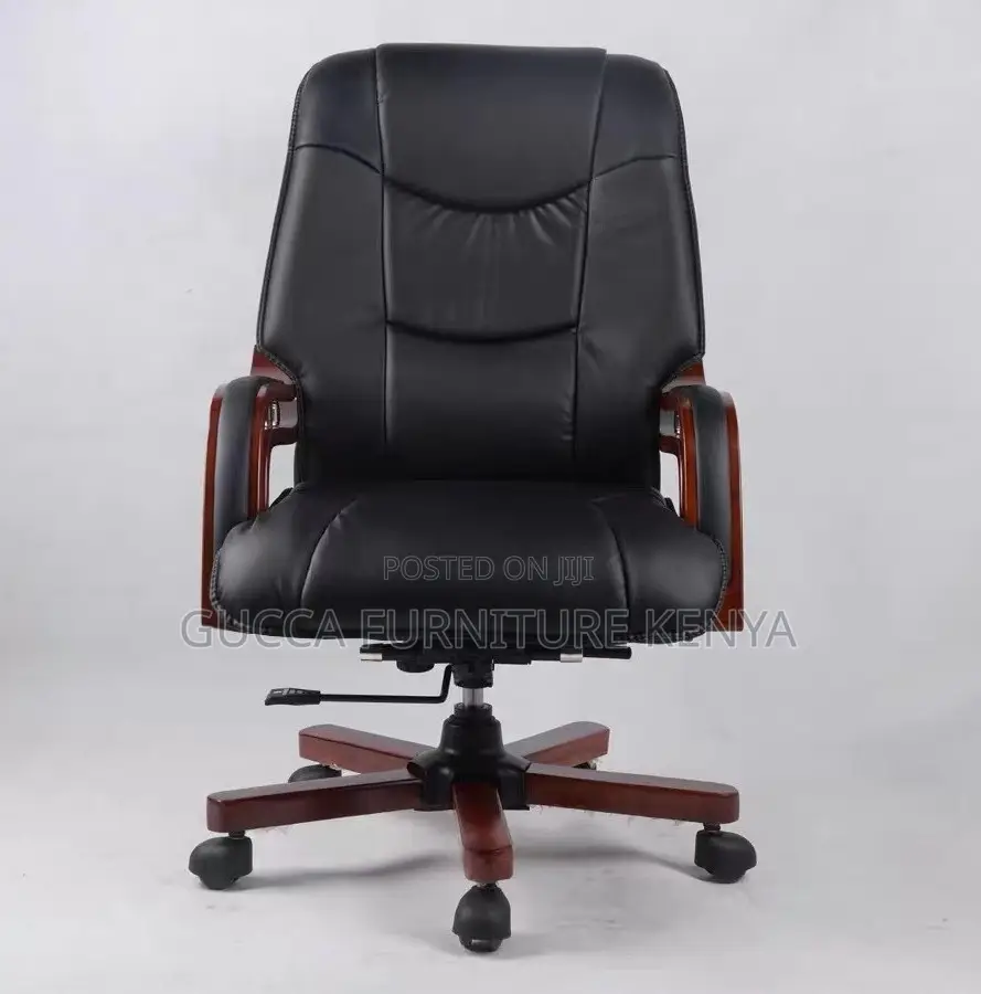 Manager's Executive Leather Upholstered Desk Chair