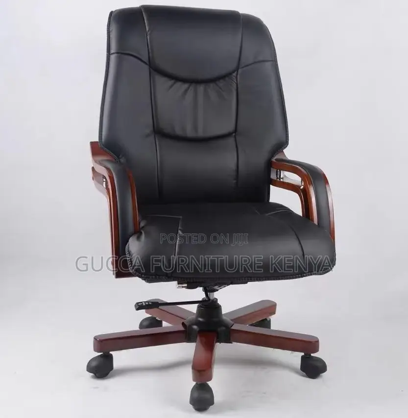 Manager's Executive Leather Upholstered Desk Chair