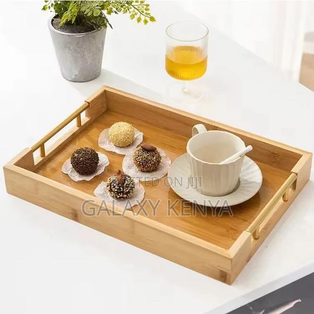 3 in 1 Bamboo Serving Tray - thumbnail 2