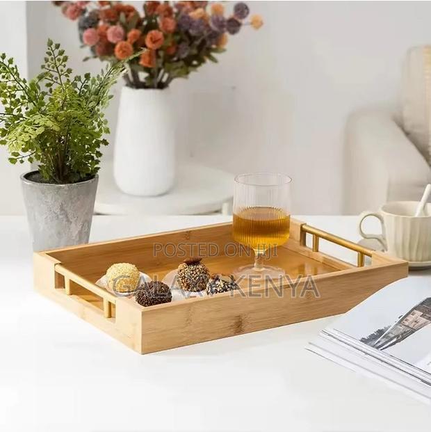 3 in 1 Bamboo Serving Tray - thumbnail 3