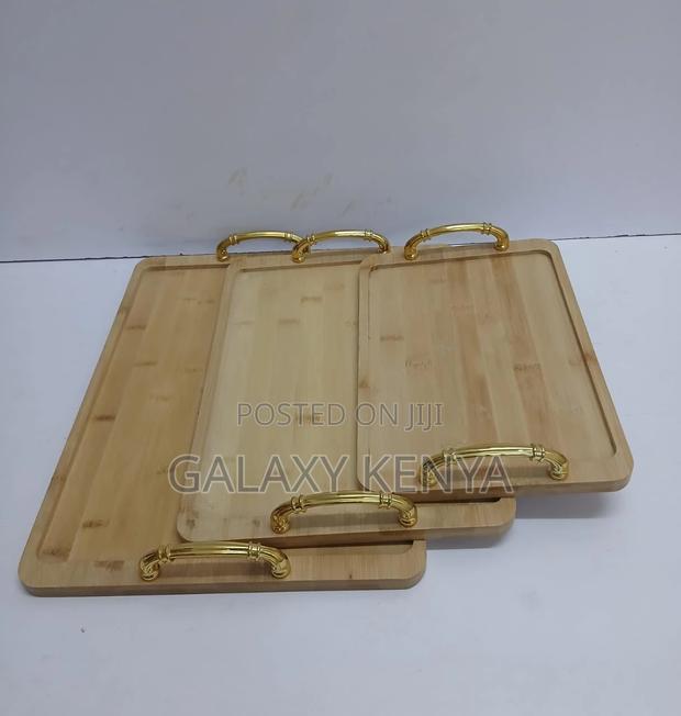 3 in 1 Bamboo Serving Tray - thumbnail 5
