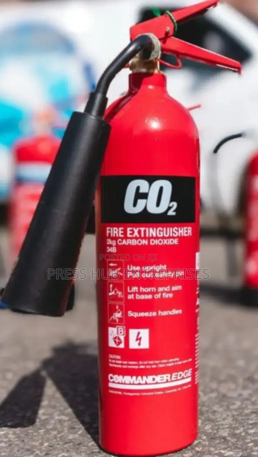 2kg Co2 Fire Extinguisher – Portable Fire Safety Cylinder