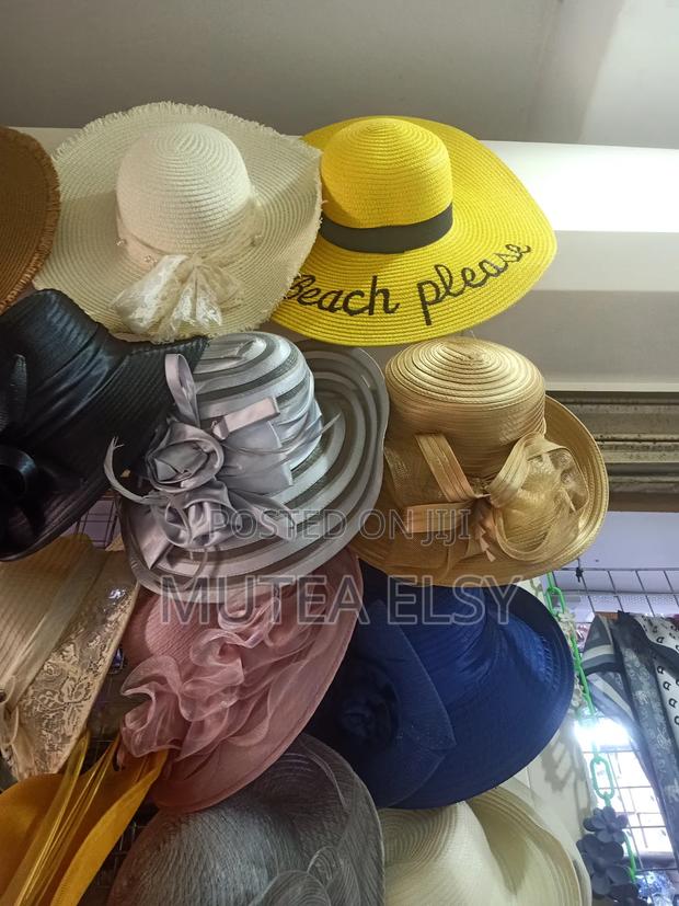 Cream, Yellow Brown Wide Brim Ladies Sun Hats