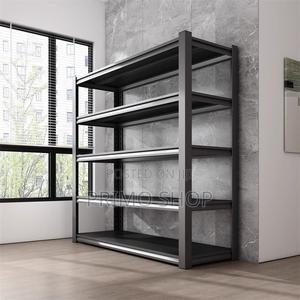 Office Shelf : Heavy-Duty 5-Tier Adjustable Steel Storage Rack