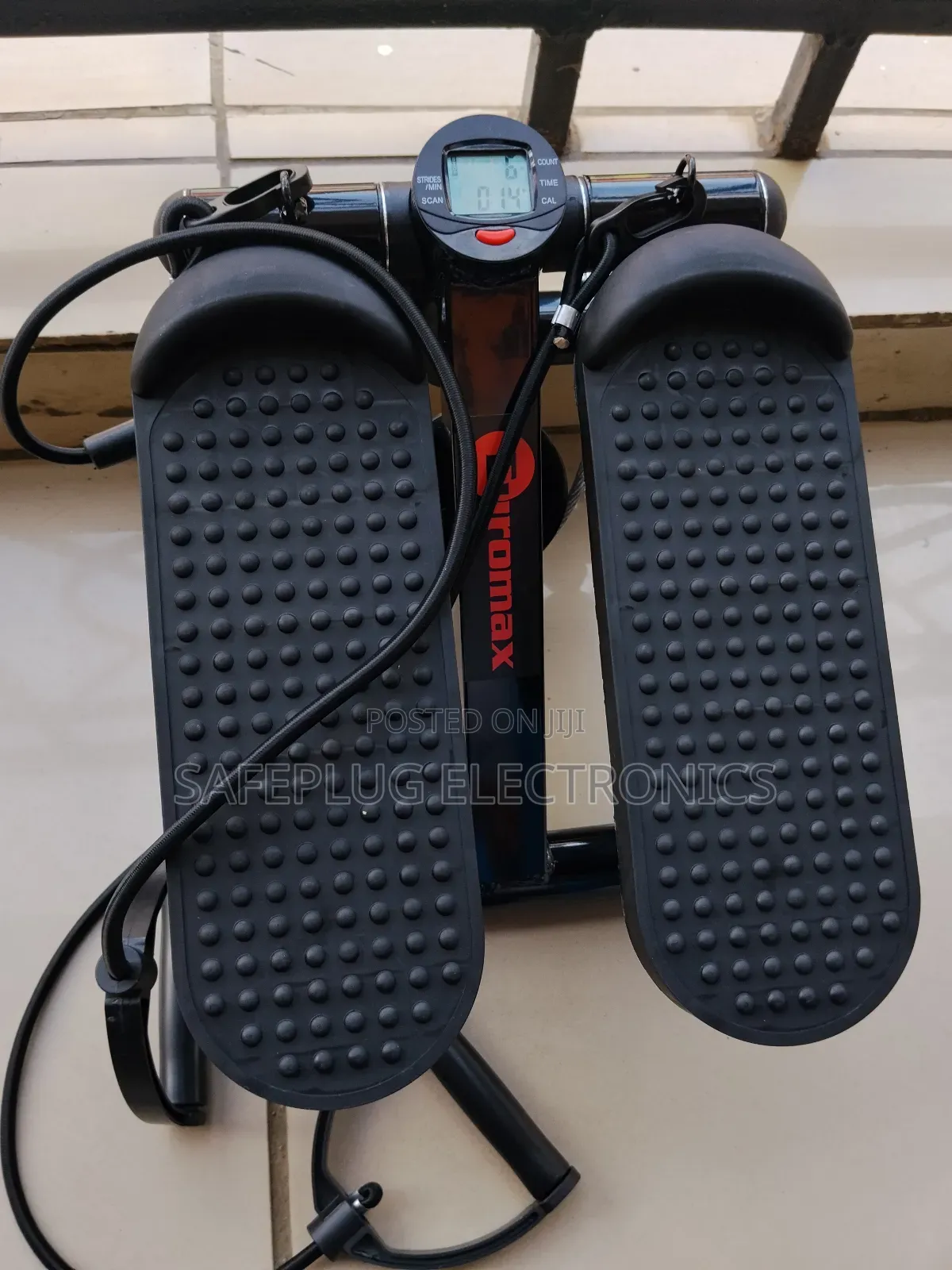 Black Mini Stepper - Silent, Fits Under Desk (Burn Calories While