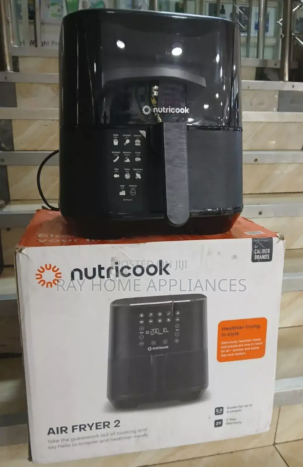 Nutricook Nc-Af205k 2 Rapid Air Fryer 5.5litres