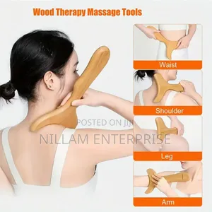 Wooden Lymphatic Drainage Massager Anti-cellulite Massage Tool