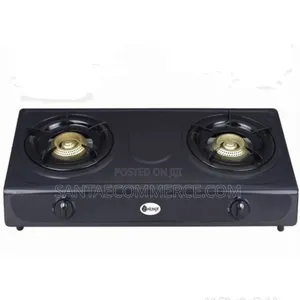 Nunix Ss002 Gas Stove Table Top Stainless Steel Double Burner