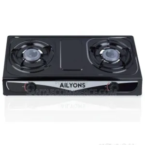 Ailyons Double Gas Burner Stainless Steel