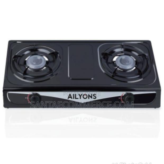 Ailyons Double Gas Burner Stainless Steel
