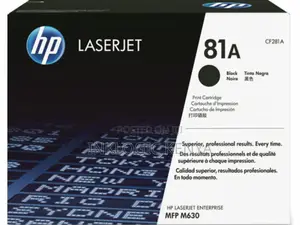 Hp 81a Black Laserjet Toner Cartridge,