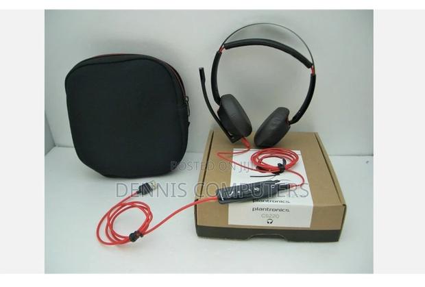 Poly Blackwire 5220 Stereo Usb-C Headset +3.5mm Plug +Usb-C/a Adapter