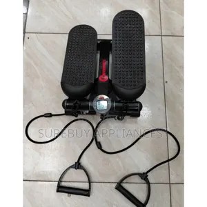 Mini Fitness Stepper With LCD Display Resistance Bands