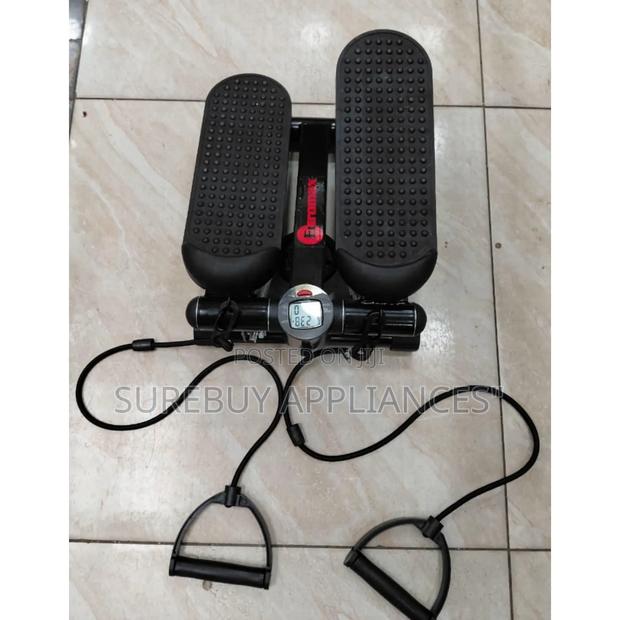 Mini Fitness Stepper With LCD Display Resistance Bands