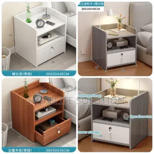 Mini Bedroom Modern Bedside Storage With Locker