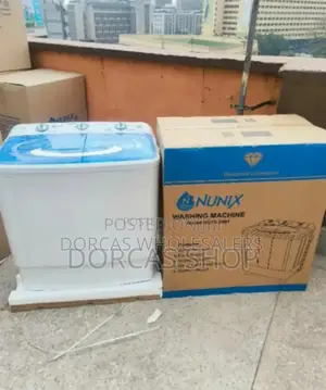 Efficient. White. Nunix 7.5kgs Washing Machine