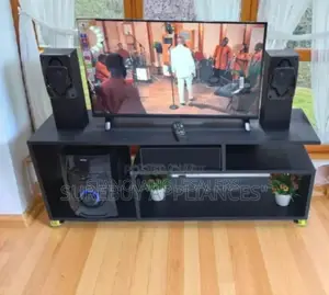 Colour Black Mexico Tv Stand. With Woofer Cabinet