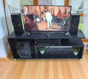 Colour Black Mexico Tv Stand. With Woofer Cabinet