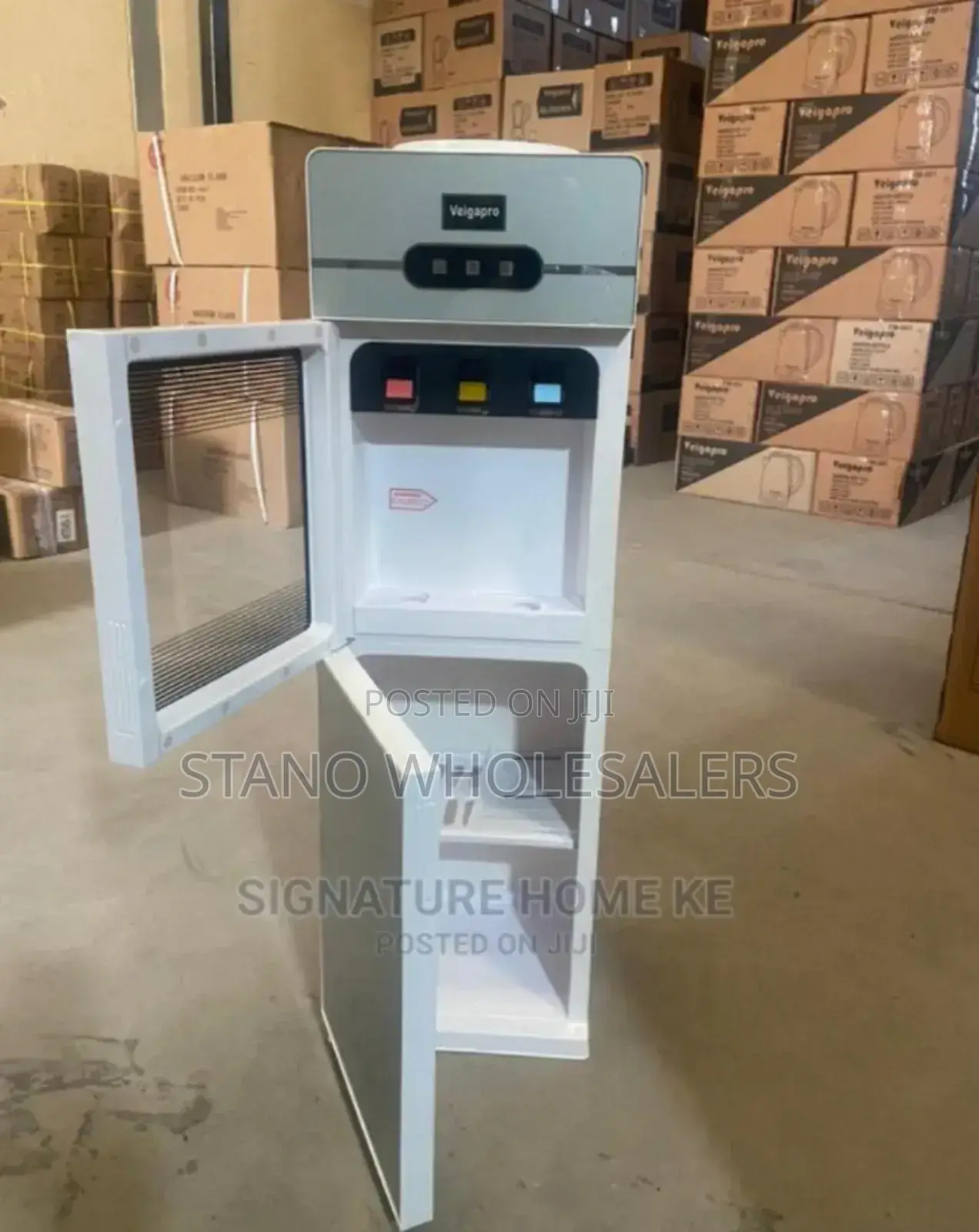 With Cup Cabinets. Ailyons 3tap Water Dispenser