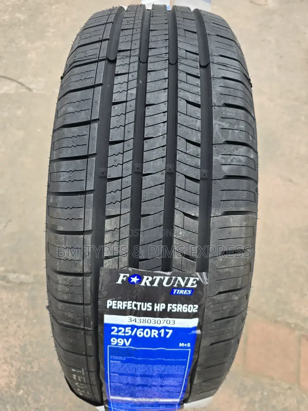 225 /60 R17 Fortune Tyres (Highway) Thailand.