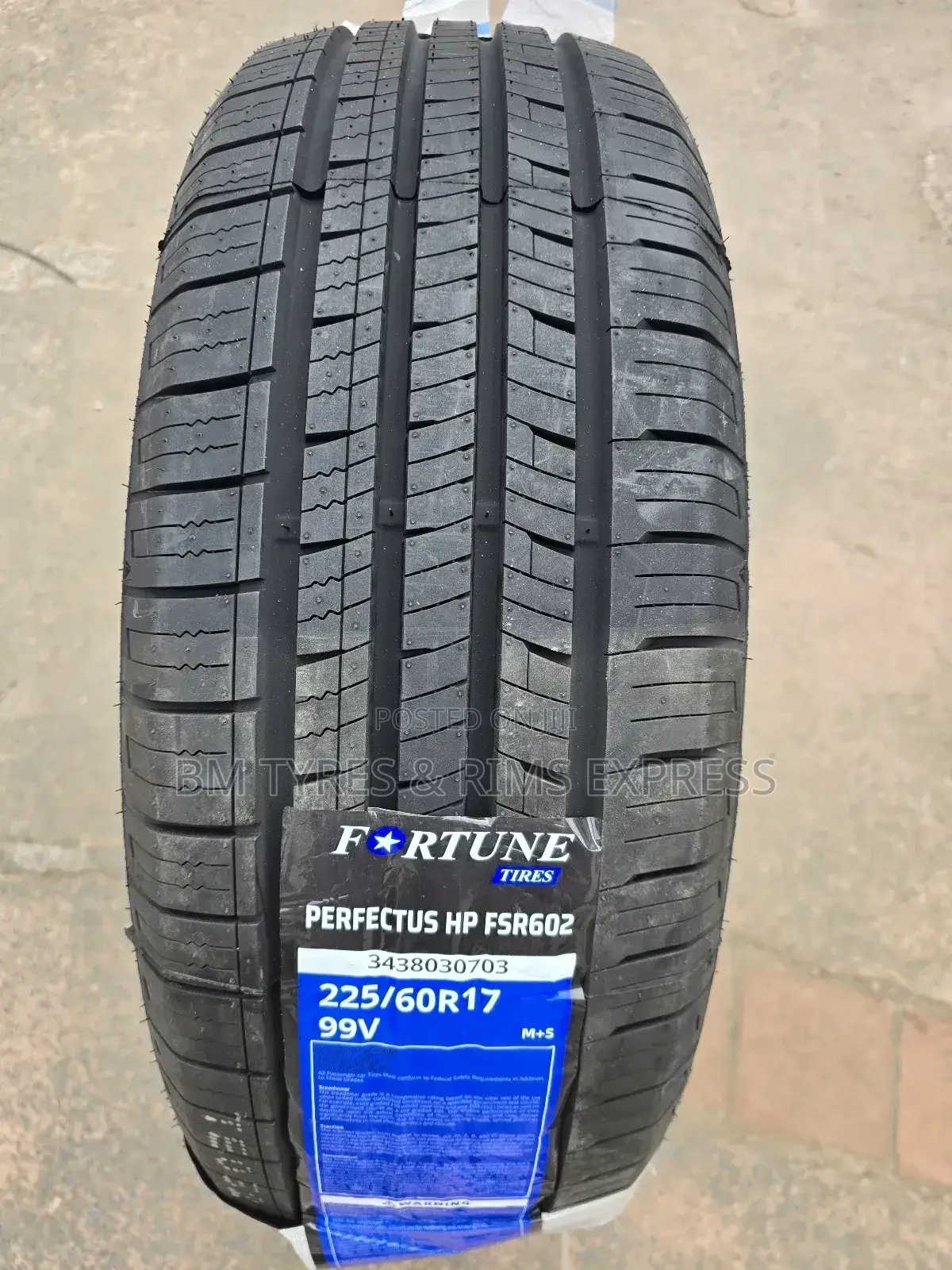 225 /60 R17 Fortune Tyres (Highway) Thailand.