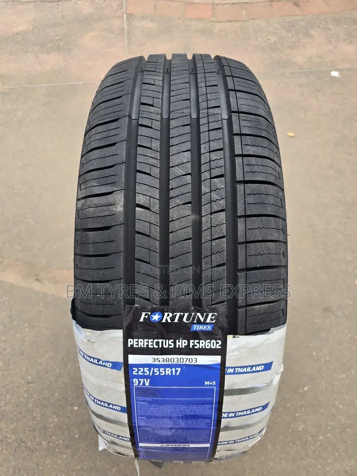 225 /55 R17 Fortune Tyres (Highway) Thailand.
