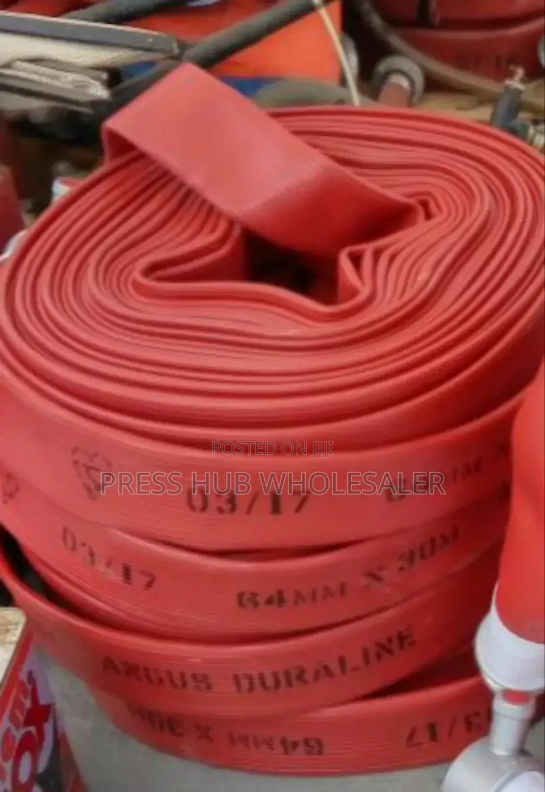 Rolled Angus Duraline Fire Hose Pipe