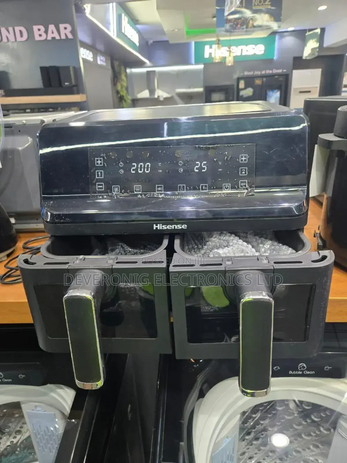 Hisense Double Air Fryer 8.6litres at 11,999