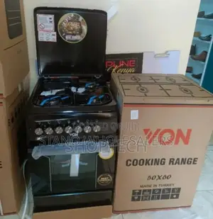 Colour Brown Von 50by60 3+1 Cooker. Electric Cooker. New