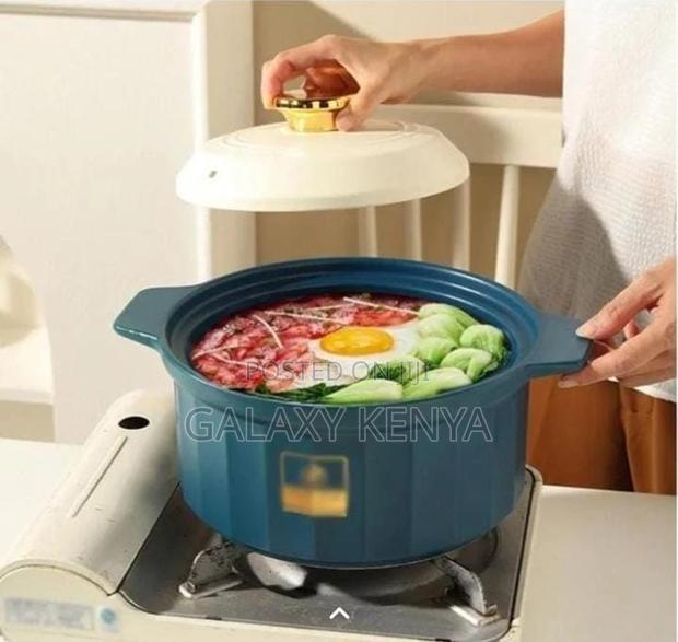 Ceramic Casserole Cooking Pot With Lid
