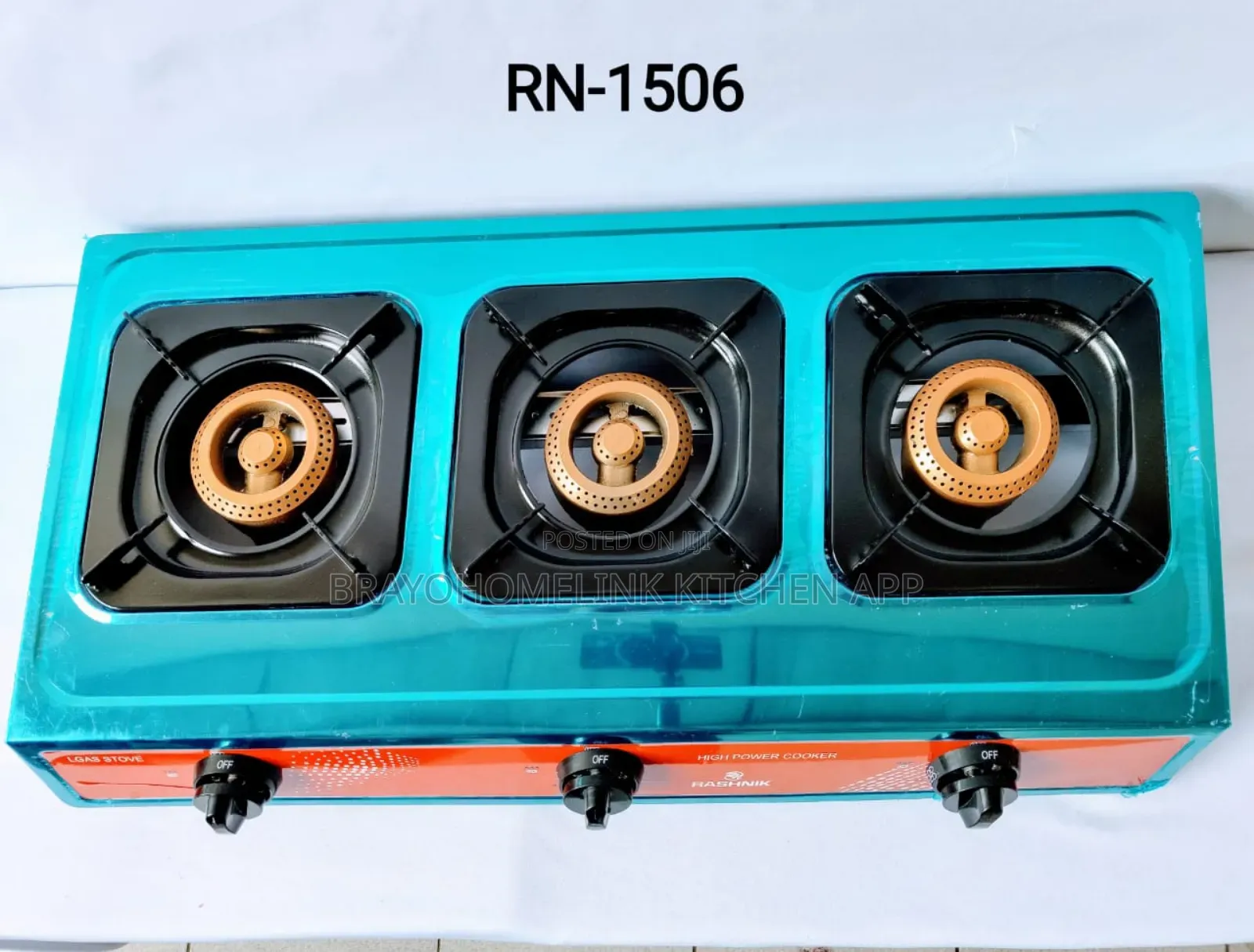 Rashnik 3 Burner Gas Cooker
