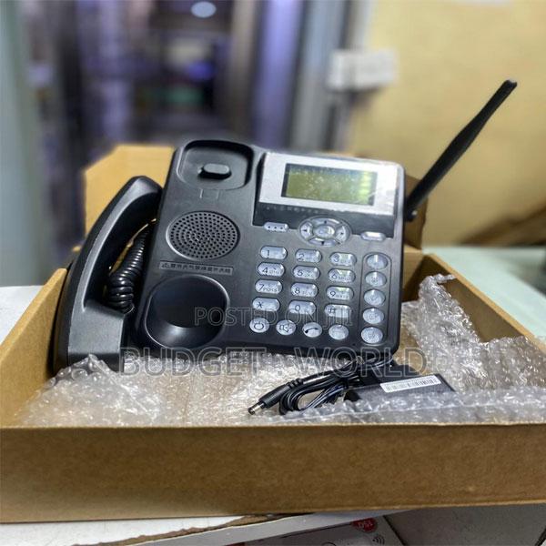 Huawei GSM Sim Card Desk Phone – Rechargeable Wireless Landline